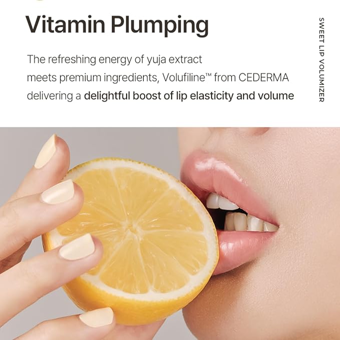 [hwarang'] Lip Care Collection – Hydrating & Plumping K-Beauty Treatments with Natural Extracts | Omija Glow Lip Mask & Yuja Sweet Lip Volumizer | 0.5 fl oz Each (Yuja)