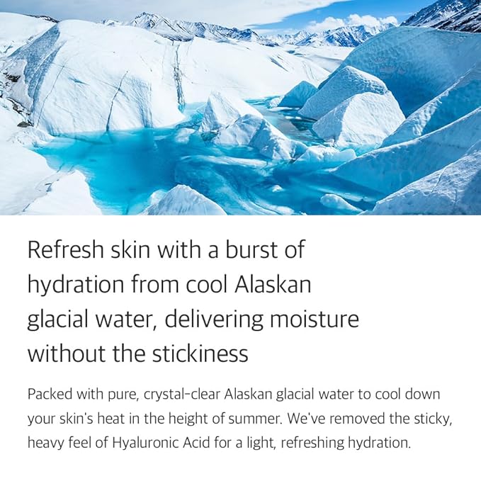 mixsoon Glacier Water Hyaluronic Acid Serum - Deep Hydration and Cooling for Face, Hydration Booster, Refreshing Lightweight Texture 30ml / 1.01 fl.oz. Korean Glass Skin Care