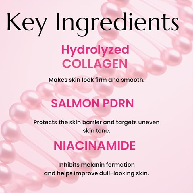 Salmon DNA PDRN Anti-Aging Jelly Gel Mask | Overnight Firming & Hydrating Face Mask for Elasticity & Glow | Korean Skincare with Niacinamide, Peptides & Hydrolyzed Collagen | 4 Pack