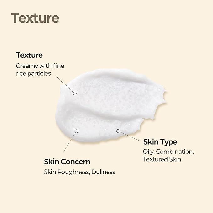 SKINFOOD Rice Mask Wash Off 3.5oz / Gently Exfoliates the Skin/Softening with Nutrient Rich Rice
