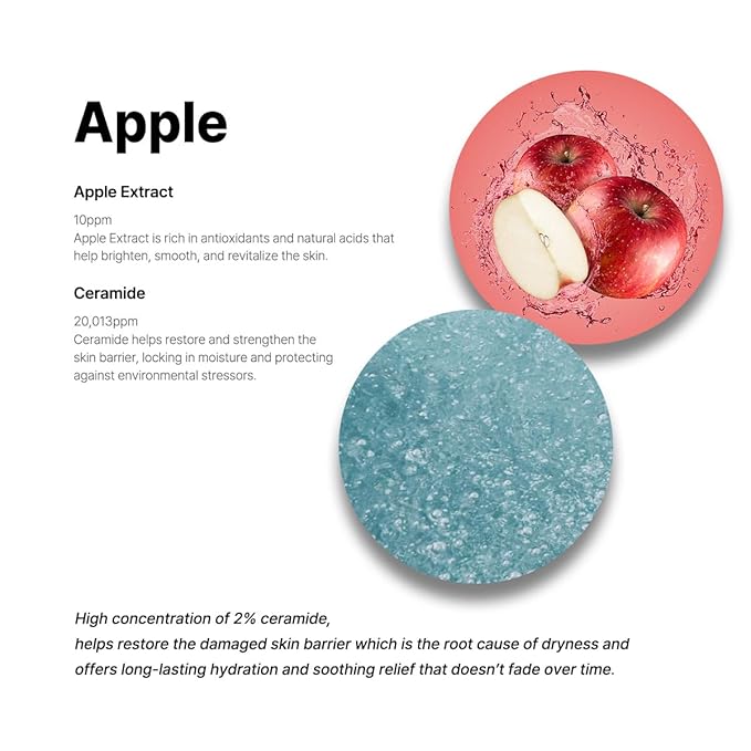 B:Lab Apple Cera Overnight Calming Cream 50 ml | 2% Ceramide NP (20,000 ppm) + Apple Vinegar | Barrier-Repair Night Moisturizer for Red & Dehydrated Skin | 1.69 fl oz