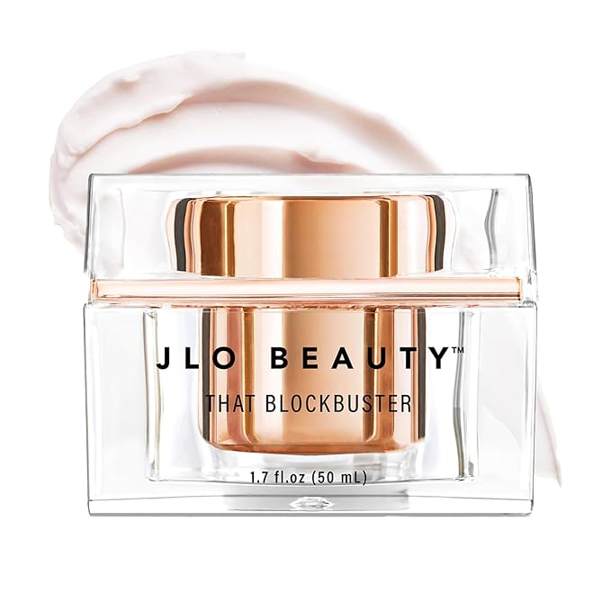 JLO BEAUTY Hydrating Face Moisturizer Cream, Hyaluronic Acid & Peptide Infused Skin Care, Moisturizer Face Cream for Women, Day & Night Formula to Visibly Smooth Fine Lines, That Blockbuster, 1.7 Oz