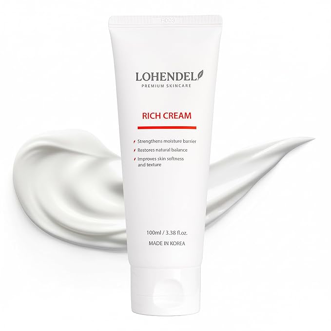 Rich Cream, Thick Textured Face Cream for Dry & Sensitive Skin, Excess Oil Control, Soothe Irritated Skin, Skin Texture Restoration, Intense Moisturizer, Korean Skincare 100ml / 3.38fl.oz