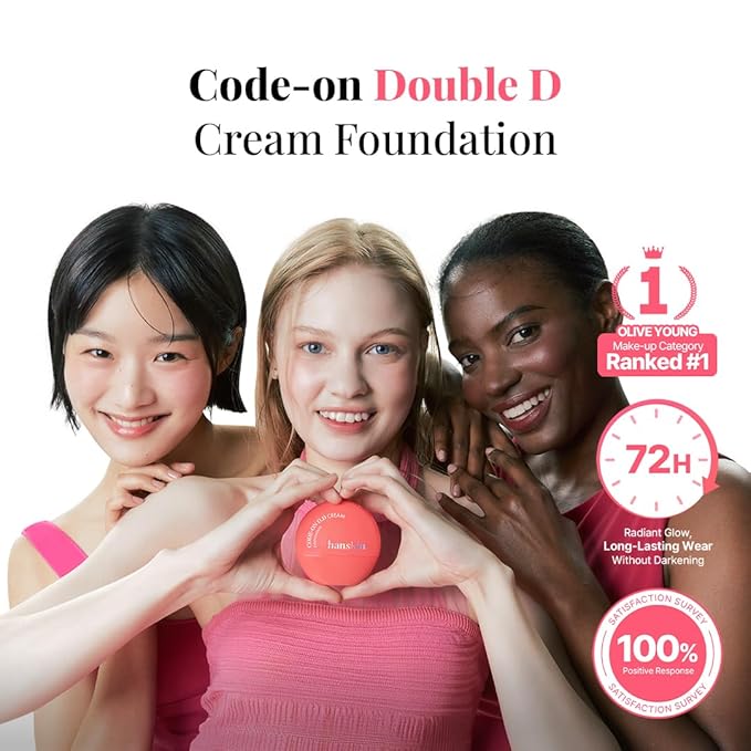 Hanskin DD Cream Contour – Korean Sculpting & Shading Liquid, Lightweight Semi-Matte Cream for Face Contour & Definition, Blendable Pore-Blurring Makeup | Shade 52 Deep Cocoa | 1.18 fl oz