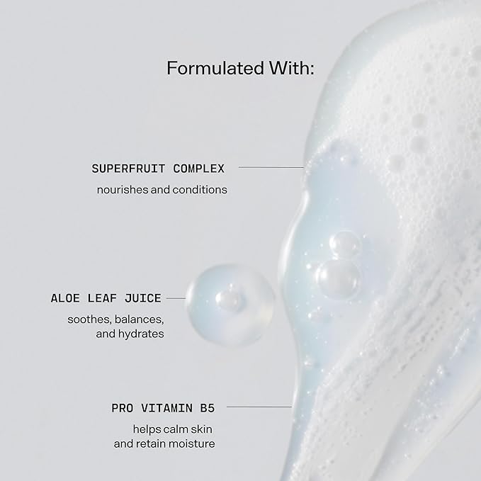 Versed The Purist Daily Antioxidant Gentle Face Cleanser - Daily Gel Cleanser + Moisturizing Face Wash for Sensitive Skin (The Purist - 6 Fl Oz (Pack of 1))