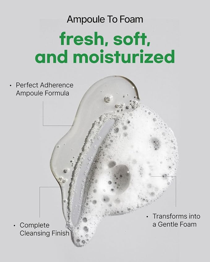 Minari Ampoule Cleanser for Face – K-Beauty Korean Water Parsley & Kakadu Plum Extracts, Hydrating & Gentle Daily Facial Cleanser, 80ml/2.71 oz