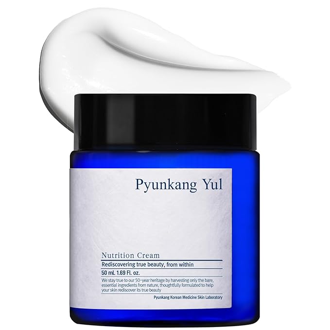 Pyunkang Yul PKY Nutrition Cream for Powerful Hydration with Minimal Ingredients, Face Moisturizer with Balanced Nourishment, Zero-Irritation, Korean Skincare (1.69 Fl.Oz, 50ml)
