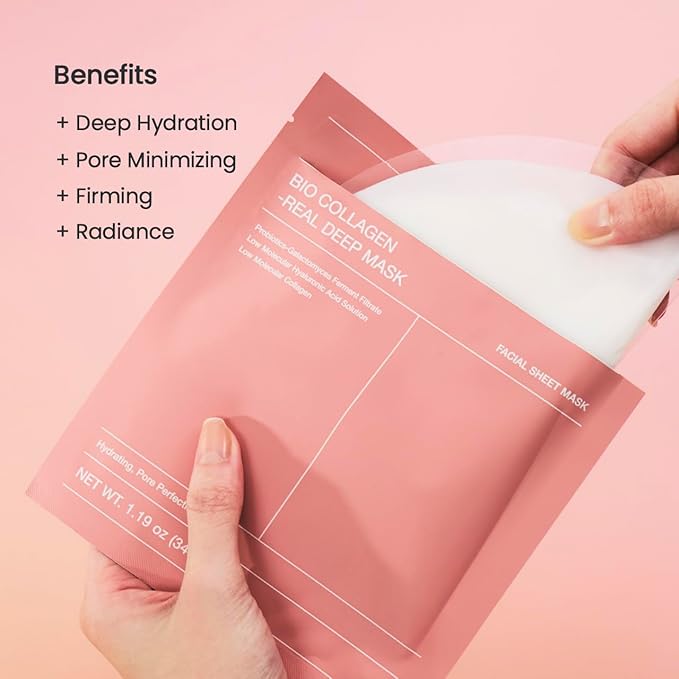 BIODANCE Essential Duo: Bio-Collagen Mask & Glow Essence Cream Set, Korean Skincare Duo for Glass Skin, Dewy Glow, Plumping, Radiance, Korean Skin Care, Valentines Day Gifts for Her