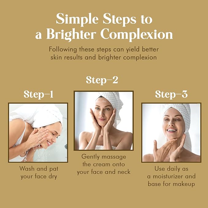 Clear Beauty 24K Gold & Collagen Night Cream – Firming & Ultra Hydrating Face Moisturizer – Restores Smooth, Youthful Looking Skin – Dermatologist Tested, Korean Skin Care, Clean Beauty – 1.69 Fl Oz