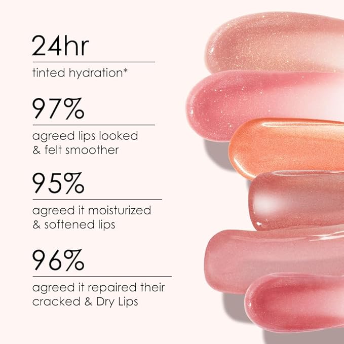 CATKIN Tinted Lip Balm Glitter Lip Stain Ultra Hydrating Lip Moistrurizer Lip Care with Vitamin E Nourishing For Cracked & Dry Lips 0.12 oz C15 Destiny - Wine Red
