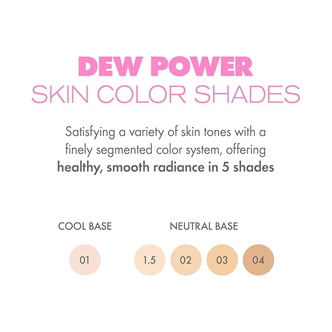 Amuse SEOUL Dew Power Vegan Cushion Foundation (01 PURE) | Dewy, glow, long-lasting, double coverage, clean beauty, lightweight