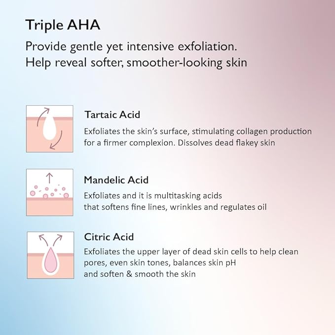 HARUHARU wonder Black Rice Triple AHA Gentle Cleansing Gel, Hydrating Cleansing gel, Gentle exfoliating, Vegan, Travel essentials, Korean Skincare, 3.38 fl oz