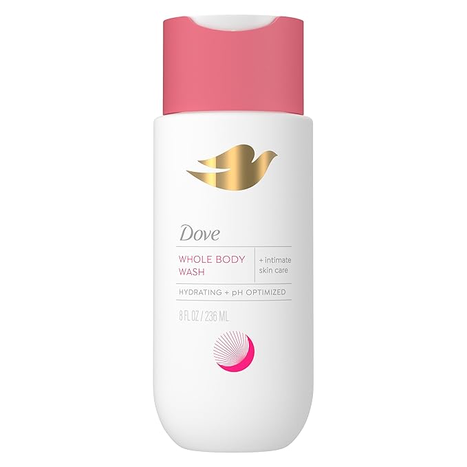 Dove Intimate Wash for Women - Gynecologist Tested Unscented Hydrating pH Optimized Feminine Wash For Sensitive Skin, 8 oz