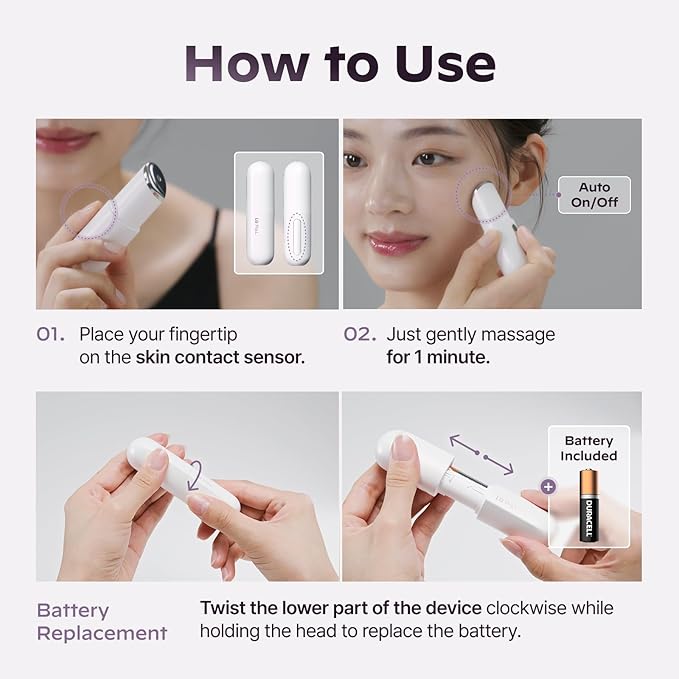 Superform Galvanic Booster Blush Pink, 1min booster for ageless skin, anti-aging and firming pocket booster, Korean skincare, Glow on the go, Serum booster device, Glass skin, Gift