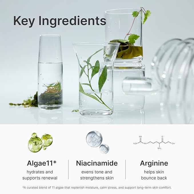 Ultra Intensive Cream, Hydrating Korean Face Moisturizer with Niacinamide, Arginine & Algae11 Extracts, Non-greasy Barrier Cream for Dry, Oily or Sensitive Skin, 50ml / 1.69 fl.oz.