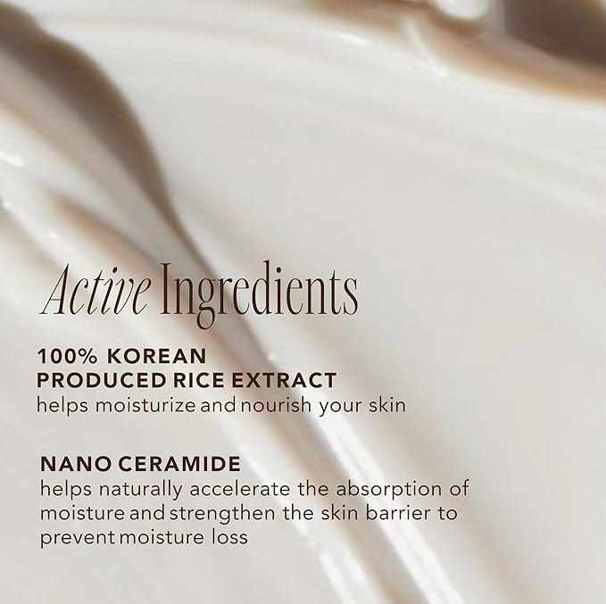 The Face Shop Korean Rice Skincare Duo – Rice Extract Double Hydration Lotion & Moisturizer for Dry to Normal Skin