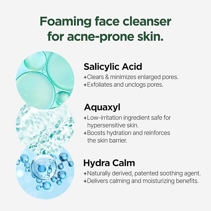 PONGDANG Pore Deep Clean Bubble Cleanser 5.11 fl.oz | Facial Foam for acne-prone skin | Zero Irritation | Sebum Control & Hydrating Wash | Korean Skin Care