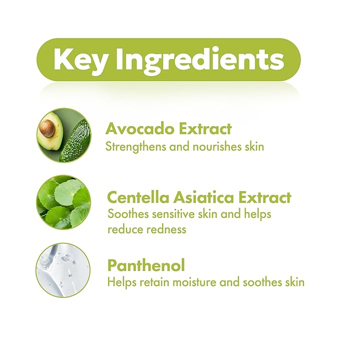 FRUDIA Avocado Relief Face Cream (1.94 oz) – Soothing and Calming Korean Face Moisturizer w/62% Avocado Extract, Panthenol & Madecassoside for Dry, Sensitive Skin | Vegan & Cruelty Free