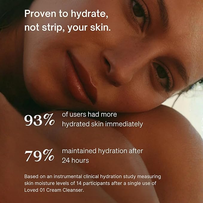 Loved01 Cream Cleanser for Face and Body, John Legend Skincare, Gentle Daily Wash for All Skin Types, Dermatologist-Tested Hydrating Formula (6 Fl Oz (Pack of 1), Lavender)