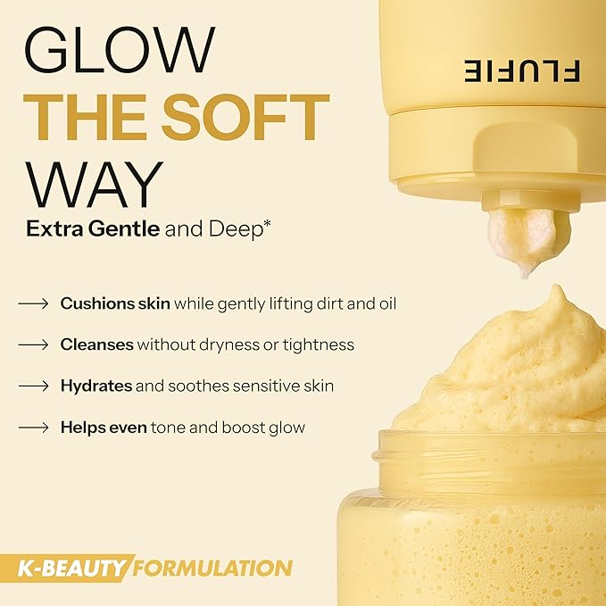 Whipped Facial Cleanser with Vitamin C & Honey – Brightening, Hydrating, Soothing & Pore Cleansing – Dermatologist Tested, Anti-Aging, Korean Skin Care – Clean Beauty, Vegan, Non-GMO – 4.4 Oz