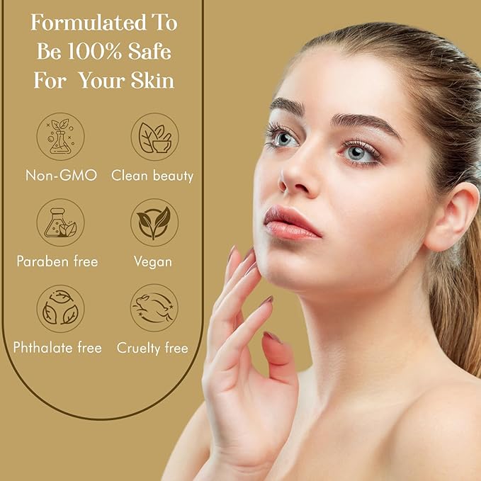 Clear Beauty 24K Gold & Collagen Night Cream – Firming & Ultra Hydrating Face Moisturizer – Restores Smooth, Youthful Looking Skin – Dermatologist Tested, Korean Skin Care, Clean Beauty – 1.69 Fl Oz