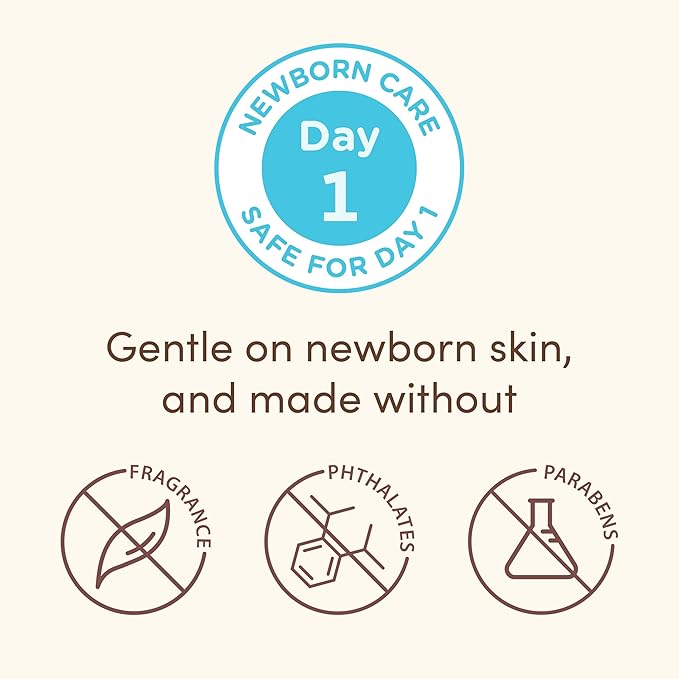 Aveeno Baby Healthy Start Nourishing Newborn Balm, Hypoallergenic Baby Skin Balm with Prebiotic Oat Leaves a Nourishing Layer to Care for Newborn Skin, Fragrance-Free, 5 oz
