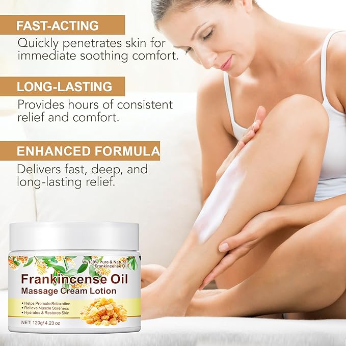 Vitality Frankincense Balm 4.23 fl.oz, Deep Moisturizing Frankincense Cream for Face, Reduces Fine Lines & Wrinkles, Soothes Irritated Skin, Face Anti-Aging Anti-Wrinkles Hydrates Frankincenses Balm