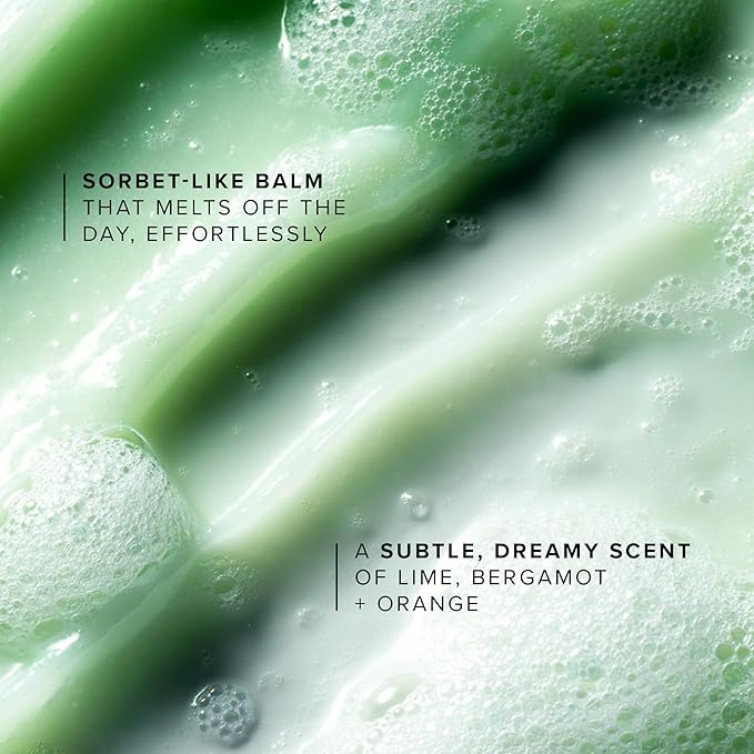 Farmacy Makeup Remover Cleansing Balm - Green Clean Waterproof Makeup Remover Balm + Oil Cleanser for Face - Gently Melts Make Up + SPF - Hydrates + Softens Skin with Super Greens + Papaya (50ml)
