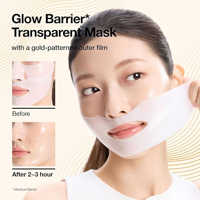 ANUA Ceramide Barrier Collagen Mask, Glow Up, Elasticity Hydrogel Face mask, Moisture Barrier Repair for Glass Skin, 24H Deep Hydration Lasting, KPop Demon Hunters, Korean Skincare (4ea)