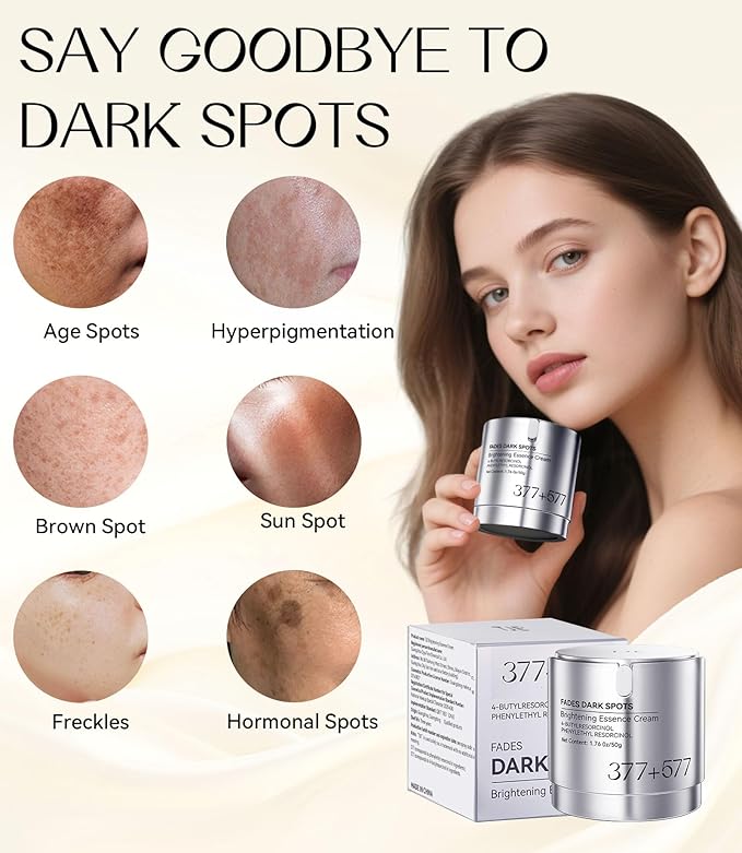 TJE Dark Spot Remover for Face & Body, Dark Spot Corrector with Niacinamide, Fade Cream for Hyperpigmentation, Sun Spots, Age Spots & Melasma, 1.7 fl oz, Skincare Gift for Women, Women’s Day Gift
