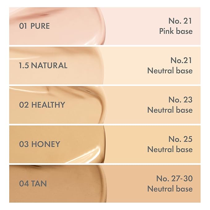 Amuse SEOUL Dew Power Vegan Cushion Foundation (01 PURE) | Dewy, glow, long-lasting, double coverage, clean beauty, lightweight