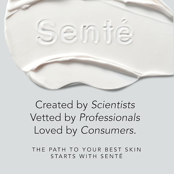 Senté Even Tone Mineral Sunscreen Tinted | SPF 40 Light-Medium | Hydrating, Lightweight Sun Protection Treatment for Redness & Discoloration | UVA/UVB & Blue Light Defense | 1.7 oz