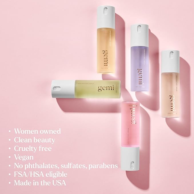 Hand Sanitizer + Serum™ | Caela | Hydrating K-Beauty Formula with Centella Asiatica, Vitamin B5 & Green Tea | Kills 99.9% of Germs | Green Tea with Neroli & Bergamot | 650 Sprays