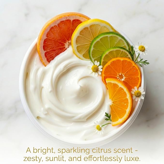 YUNASENCE ELLASTIBODY Hydrating Firming Caviar Butter Moisturizing Cream, with Caviar Extract, Vitamin E, Reishi, Avocado & Green Tea. 9.5oz. For soft, comforted skin.