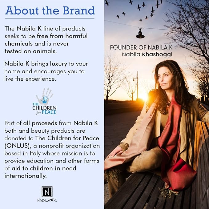 Nabila K Body Butter - Daily Moisturizer for Body Care - Skin Hydrating Deep Moisturizing - Natural Ingredients - Vanilla & Peppermint - 9 oz