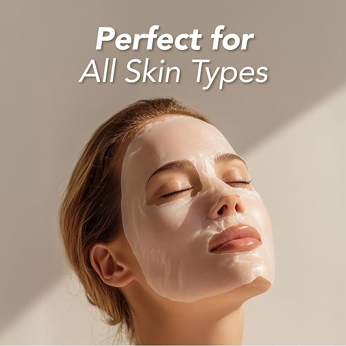 Saplaya Face Masks 6 Pack Scented Facemask Sheets Skin Care Mask Single Scent K-Beauty Natural Formula