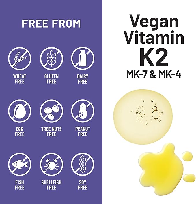 NatureWise Vitamin K2 600mcg Supplement with MK-7 100mcg & MK-4 500mcg - Enhanced Bioavailable Formula - K Complex for Bone and Heart Health - Vegan, Gluten Free, Non-GMO -180 Softgels[6-Month Supply]