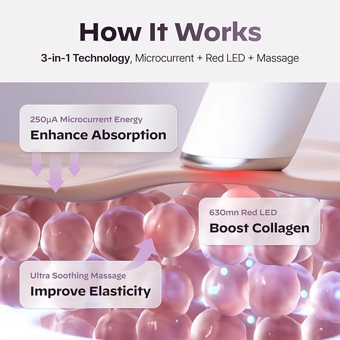 Superform Galvanic Booster Blush Pink, 1min booster for ageless skin, anti-aging and firming pocket booster, Korean skincare, Glow on the go, Serum booster device, Glass skin, Gift