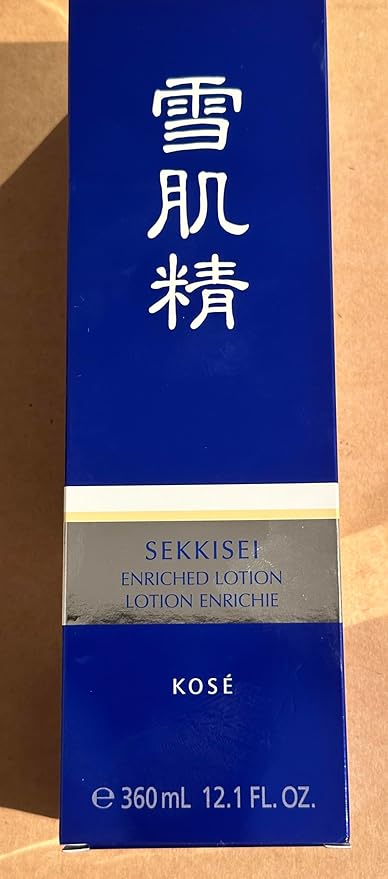 SEKKISEI Lotion Enriched, Liquid Toner & Hydrating Facial Moisturizer, 12.1 Ounce