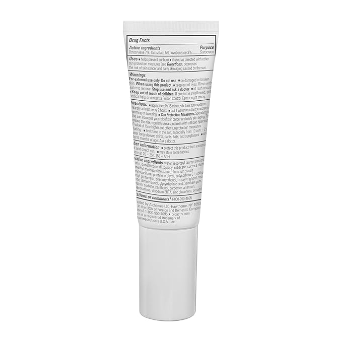 Proactiv Clear Skin Face Sunscreen Moisturizer With SPF 30 - Hydrating SPF Lotion And Sensitive Skin Sunscreen For Oily Skin And Acne-Prone Skin, Oil Free Matte Skincare Sunscreen, 1.5oz