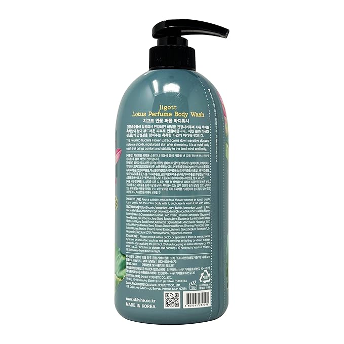 Jigott - Lotus Perfume Body Wash 25.3 FL OZ/ 750ml, K-beauty Korean Skincare