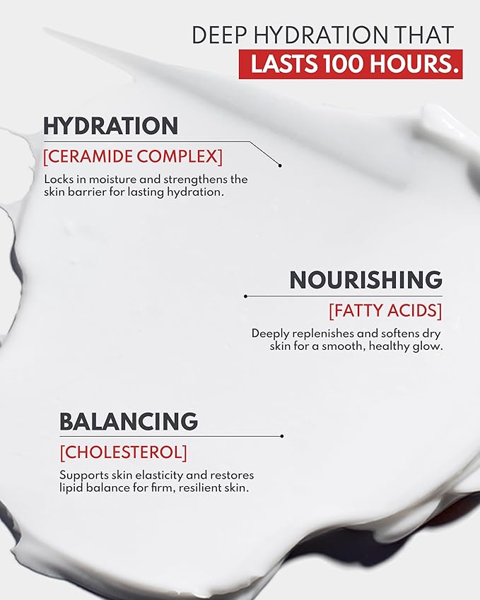 Bare Cream Korean Face Moisturizer by Top Makeup Artists - Ceramide Hyaluronic Acid Daily K-Beauty Skincare - 100Hr Hydration Barrier Repair Makeup Primer for Sensitive Dry Skin, 2.82 oz.