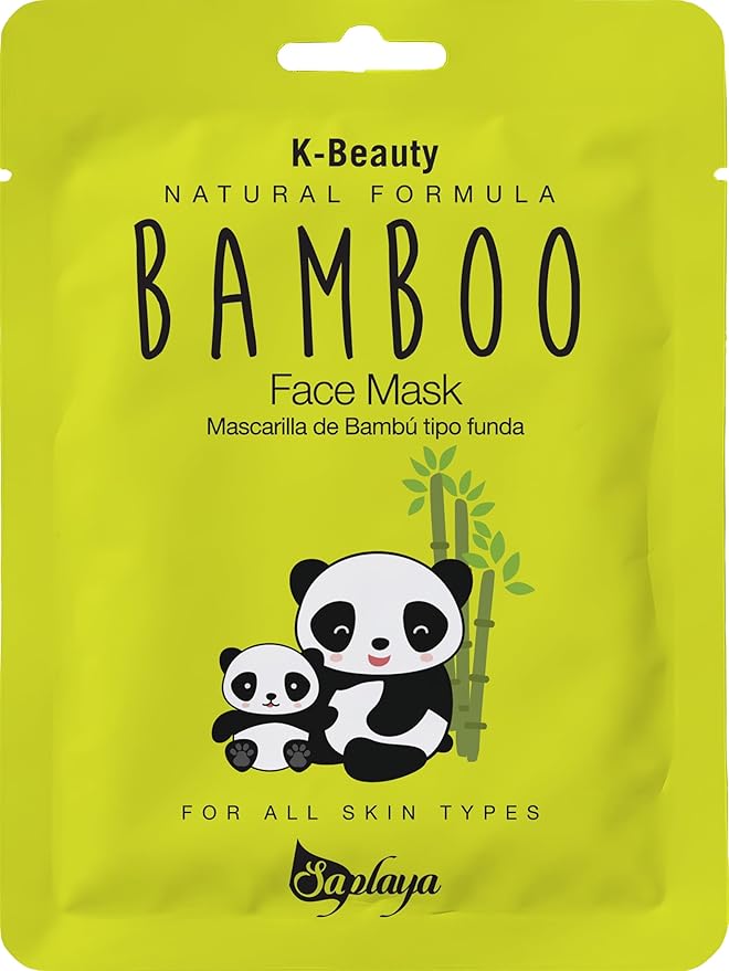 Saplaya Face Masks 6 Pack Scented Facemask Sheets Skin Care Mask Single Scent K-Beauty Natural Formula