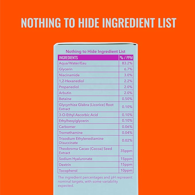 Good Molecules Niacinamide Brightening Toner - Toner for Face with Niacinamide and Arbutin for Skin Tone Balancing- Pore Minimizer, Facial Skin Care