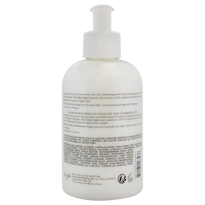 Rose Morning Body Lotion by Fresh for Women - 10 oz Body Lotion