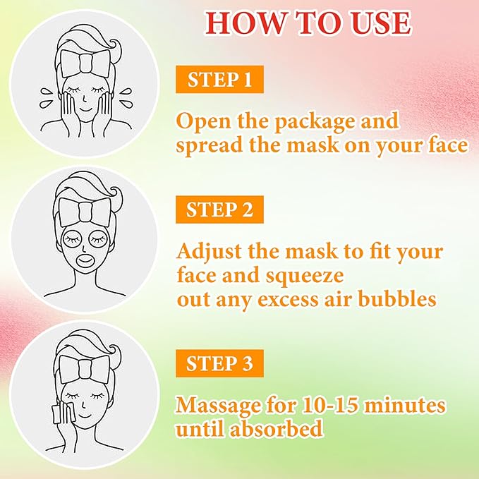 10 Pack Variety Facial Sheet Masks Skin Care Set, Hydrating Bulk Sheet Face Masks Skincare Gifts Set for Women Men, Long Lasting Moisturizing Face Mask Skincare for All Skin Type（B7)