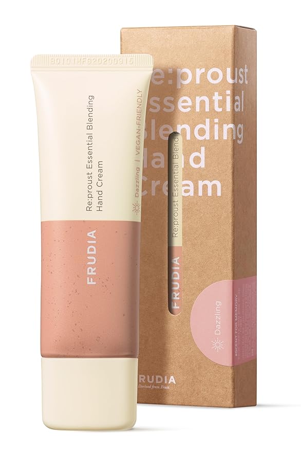 WELCOS FRUDIA Re:proust Essential Blending Hand Cream Dazzling | Korean Skin Care Products for Women & Men | Vegan-Friendly Body Skin Care Products & Beauty Moisturizer Cream (50 g, 1.76 fl oz)