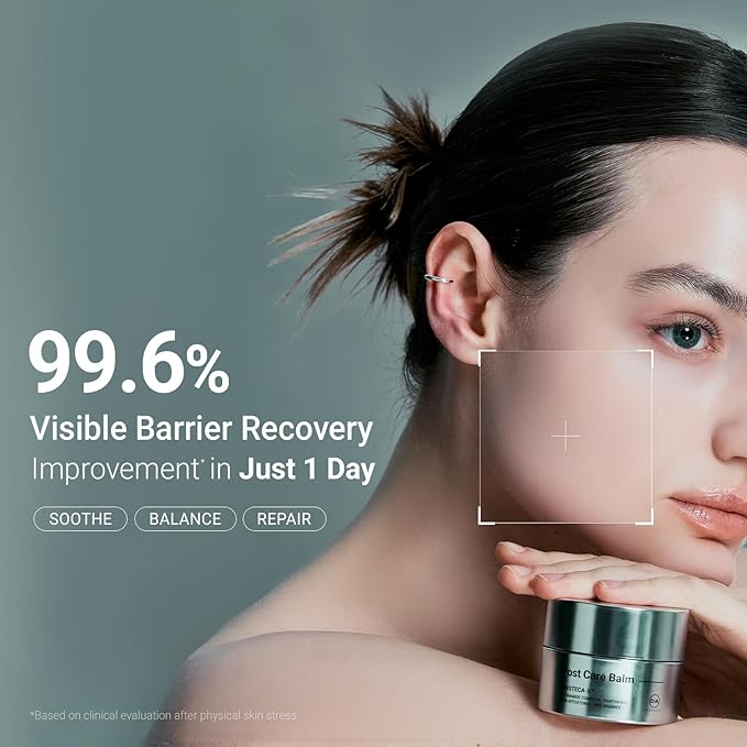 DA EFFECT - Post Care Balm, Advanced Barrier Repair Moisturizer & Hydrating Face Cream with GINSTECAX™, Soothes Sensitive Skin, Relieves Redness & Irritation, 30ml
