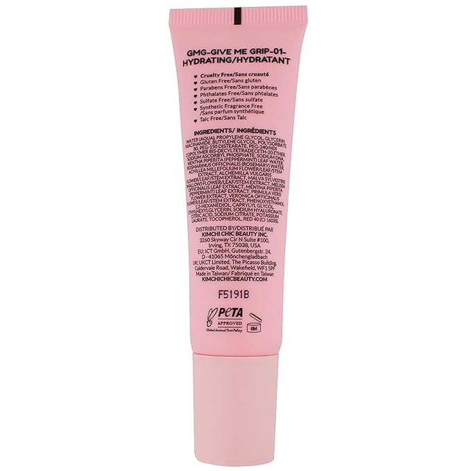 KimChiChic Beauty Give Me Grip Gel Primer for Face with PDRN, Makeup Base for Long-Wear Hold, Hydrating Korean Makeup Primer for Smooth Finish, 0.84 fl oz