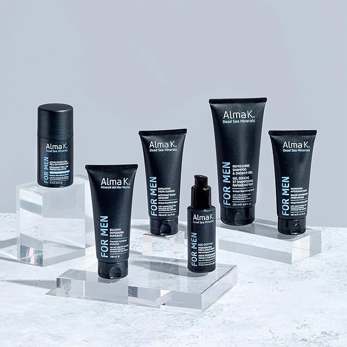 Alma K Age Defying Regenerating Face and Scalp Cream With SPF 30 - Daily Moisturizer for Men - 2 oz